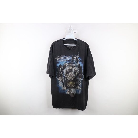 Vintage Other - Vintage Y2K Streetwear Mens 2XL Distressed Skeleton Dice Hip Hop Rap T-Shirt